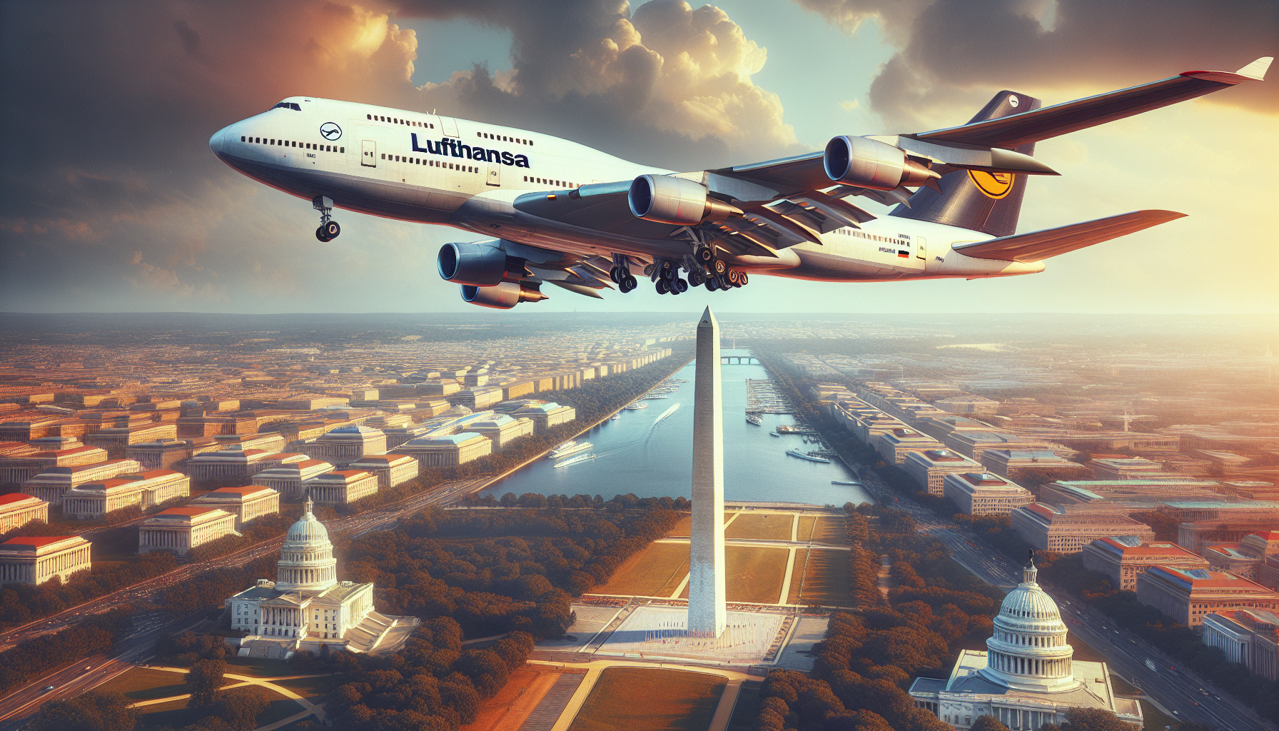 discover the historic event with lufthansa: the very first flight of the a380 to washington dc, a major milestone in international aviation.