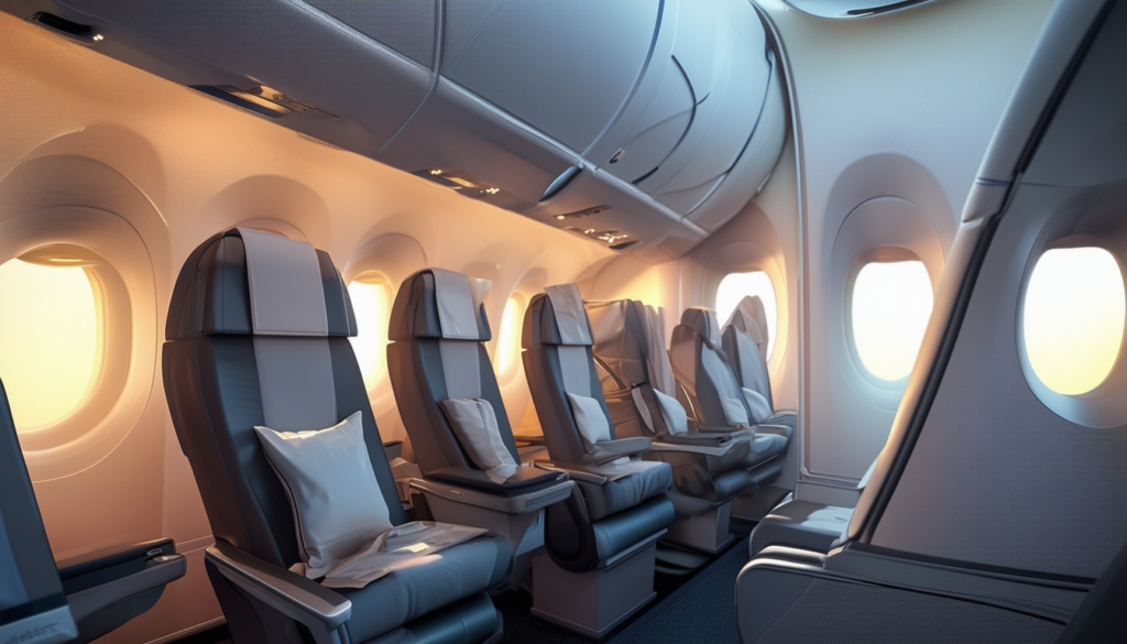 boeing is exploring solutions to make its aircraft cabins more recyclable, with the aim of reducing its environmental footprint.