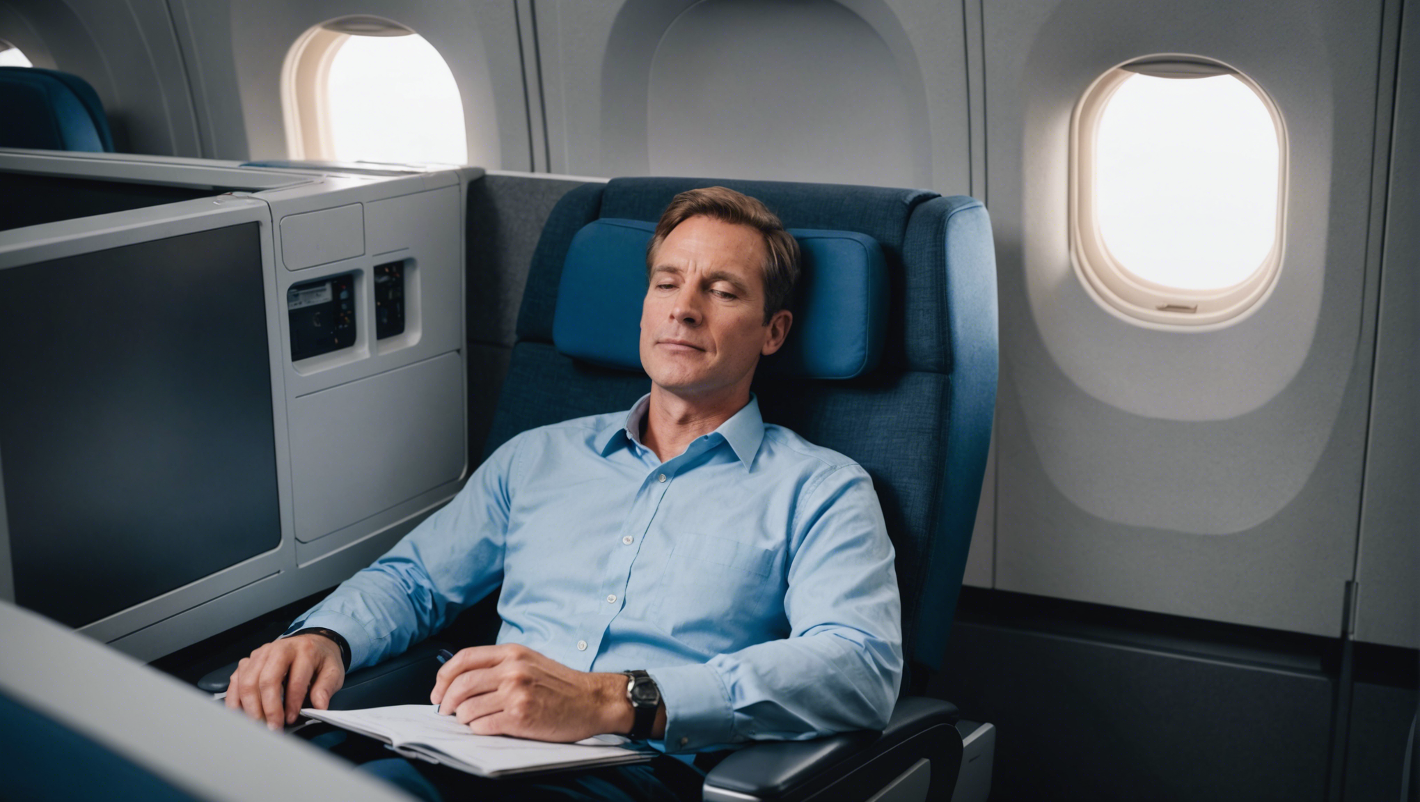 discover how to rest and sleep well during a flight with our practical advice for a worry-free trip.