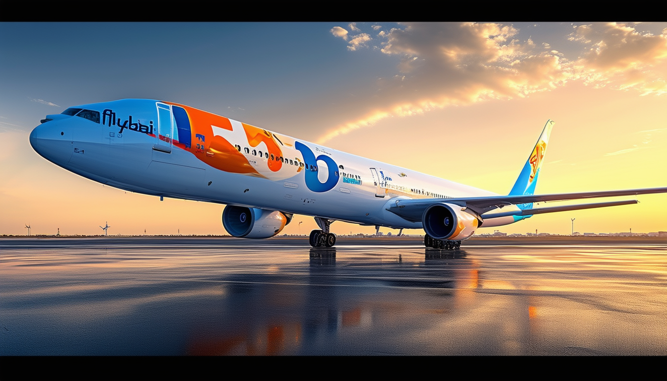 discover flydubai's special livery to celebrate 15 years in business