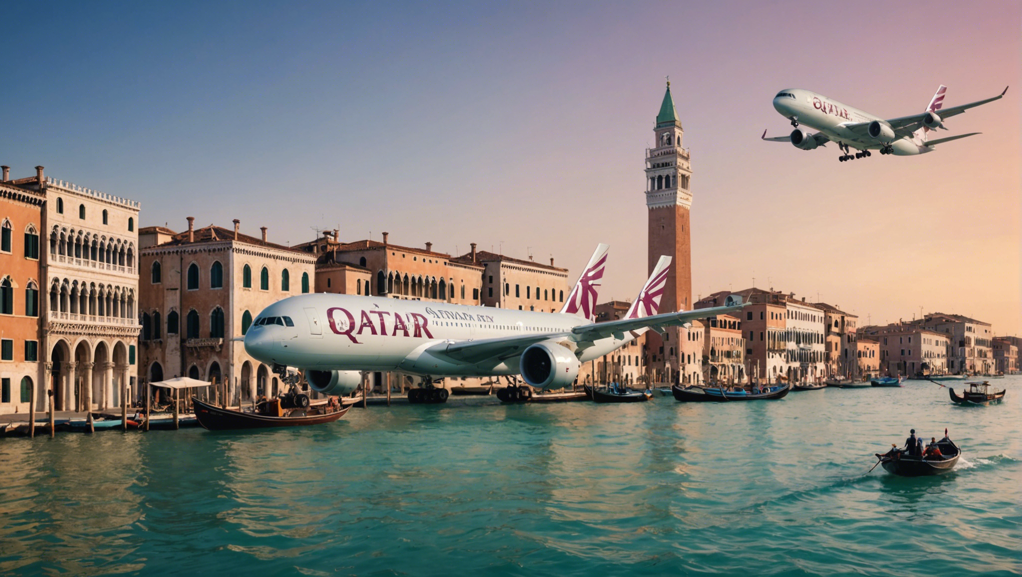 découvrez les vols vers venise avec qatar airways, une gamme complète de services pour un voyage inoubliable.