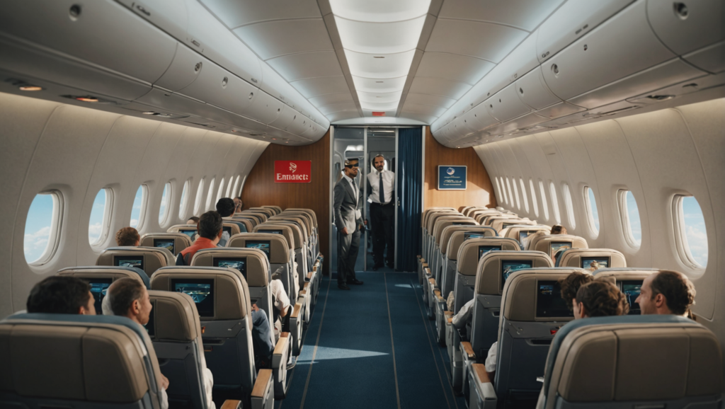 discover emirates's new straightforward approach in its safety video focusing on keeping seatbelts fastened during turbulence.