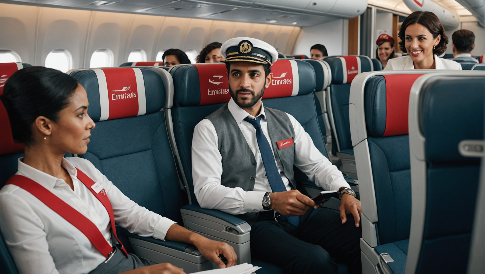 discover emirates' new straightforward approach in its safety video, asking passengers to keep their seatbelts fastened despite turbulence.