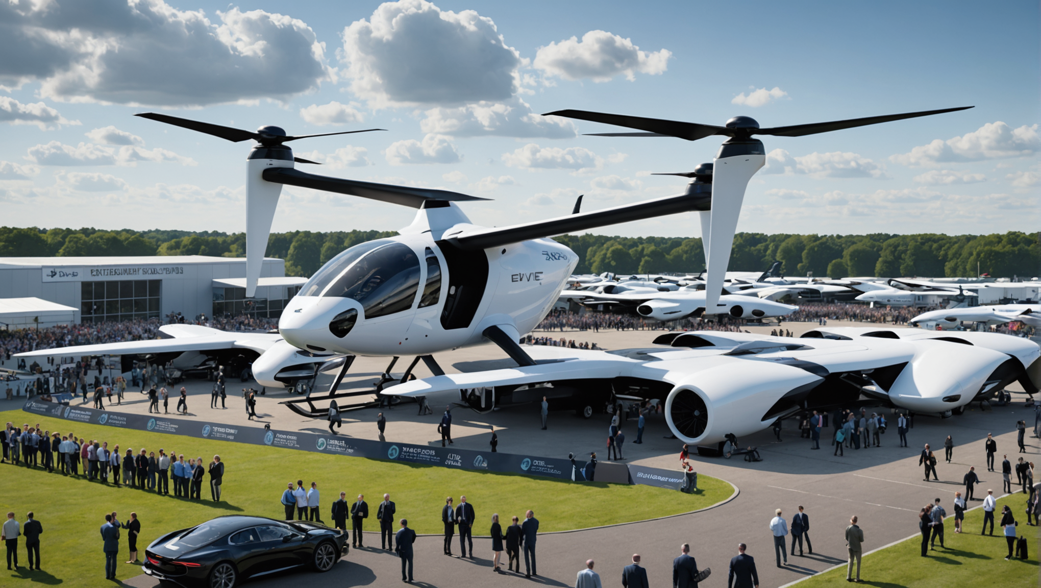 découvrez les dernières innovations du prototype d'evtol à échelle réelle présenté par eve lors du farnborough 2024. ne manquez pas les annonces concernant de nouveaux partenaires fournisseurs qui renforcent l'avenir de la mobilité aérienne urbaine.