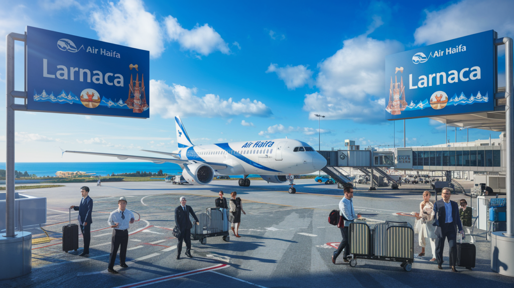 découvrez la nouvelle ligne d'air haifa vers larnaca, chypre, et profitez de vols directs au départ d'israël. des paysages magnifiques, des plages ensoleillées et une expérience inoubliable vous attendent à larnaca. réservez dès maintenant votre prochain voyage !