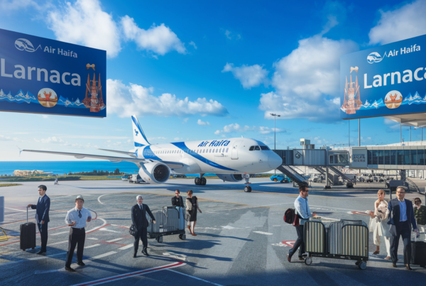 découvrez la nouvelle ligne d'air haifa vers larnaca, chypre, et profitez de vols directs au départ d'israël. des paysages magnifiques, des plages ensoleillées et une expérience inoubliable vous attendent à larnaca. réservez dès maintenant votre prochain voyage !