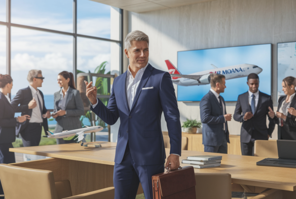 discover the inspiring story of lionel guérin, air moana's new ceo, who promises to bring innovative vision and dynamic leadership to the airline. follow his plans and ambitions for a bright future.