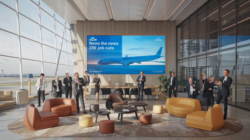 klm royal dutch airlines announces the loss of 250 jobs as part of its cost-cutting plan. find out the reasons behind this decision and its impact on the company and its employees.