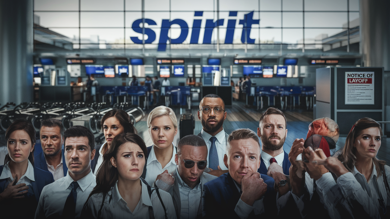 find out how spirit airlines is going through a difficult financial period, resulting in the layoff of 200 employees. analyze the issues and consequences for the company and its employees.