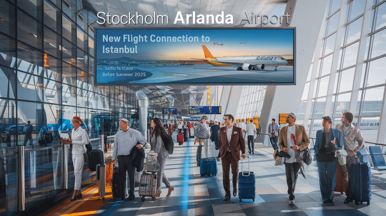 discover the new link announced by ajet between stockholm arlanda airport and istanbul, scheduled for summer 2025. get ready to explore new destinations with this unique connection that will facilitate your travels between sweden and turkey.