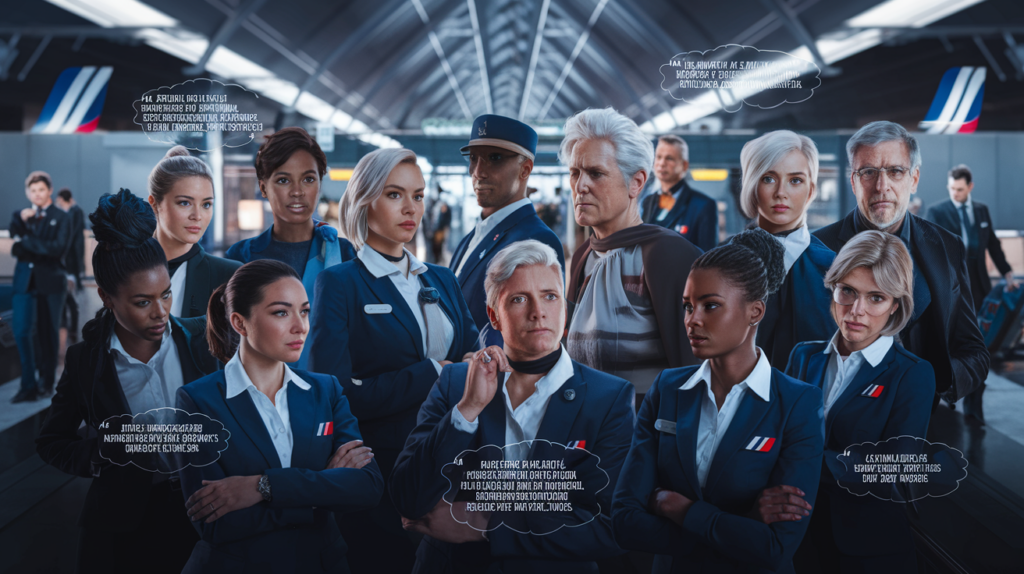 discover the poignant testimonies of air france employees revealing sexist and sexual assaults within the company. a shocking plunge into a reality that is too often hidden, highlighting the challenges and struggles of victims faced with this crucial issue.