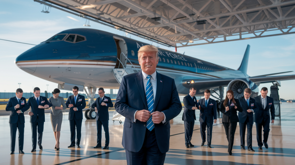 find out how donald trump expresses his eagerness to receive boeing's new air force one aircraft, an iconic project that marks a turning point in the history of american presidential aviation.