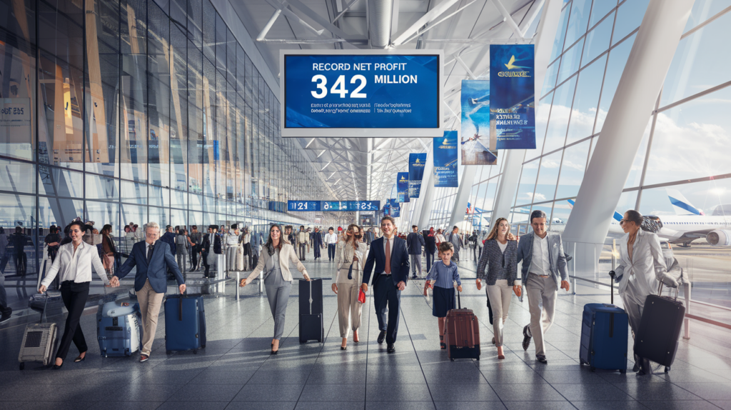 discover the adp group's exceptional performance in 2024, with record net profit of 342 million euros and 363 million passengers. a year marked by growth and innovation in the airport sector.