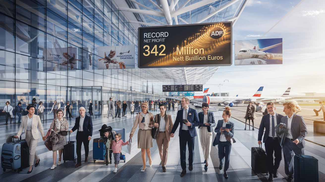 discover the adp group's impressive performance in 2024: record net profit of 342 million euros and 363 million passengers handled, testifying to solid growth and efficient management in the airport sector.