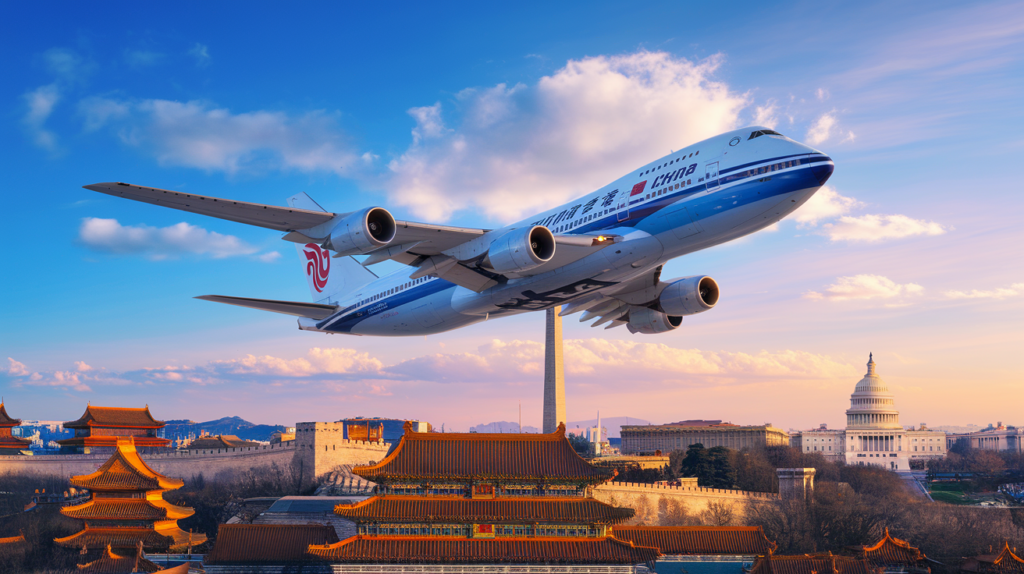 discover the introduction of the majestic boeing 747-8 by air china on its iconic route between beijing and washington, offering an unrivalled travel experience between the two capitals.