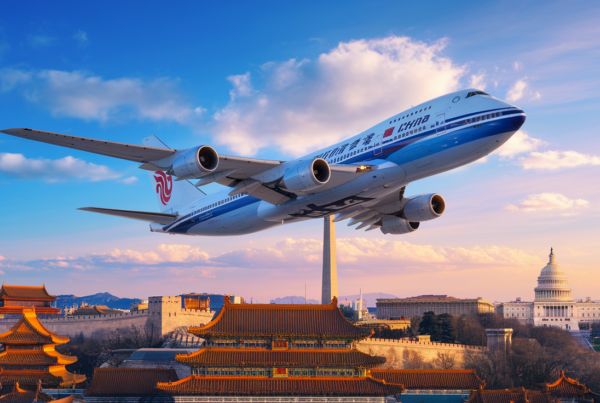 découvrez l'introduction du majestueux boeing 747-8 par air china sur sa liaison emblématique entre pékin et washington, offrant une expérience de voyage inégalée entre les deux capitales.