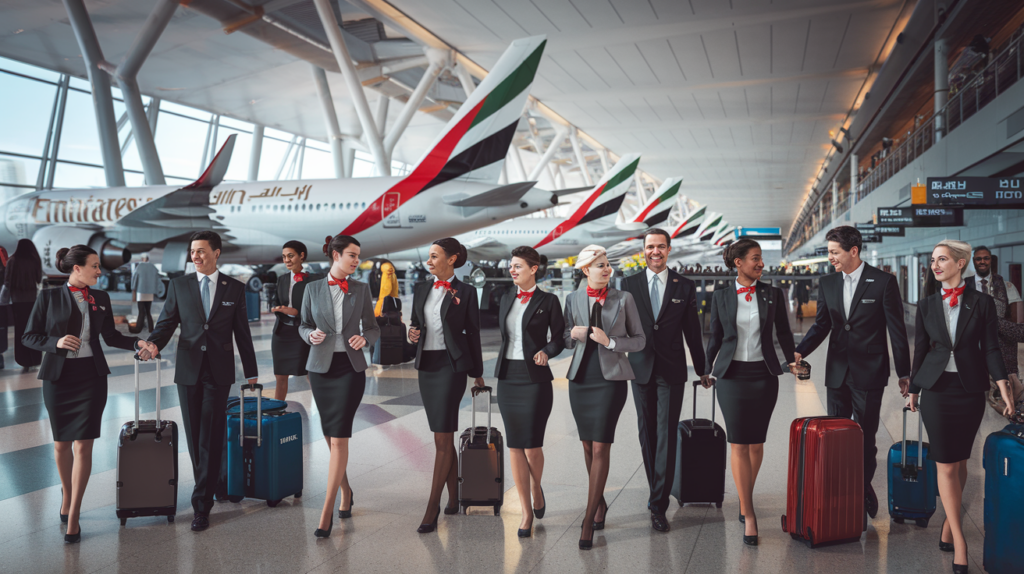 découvrez une opportunité professionnelle passionnante avec emirates, qui recrute des hôtesses de l'air et stewards en france. rejoignez une compagnie aérienne de renommée mondiale et vivez une aventure enrichissante tout en explorant le monde. postulez dès maintenant pour faire décoller votre carrière !