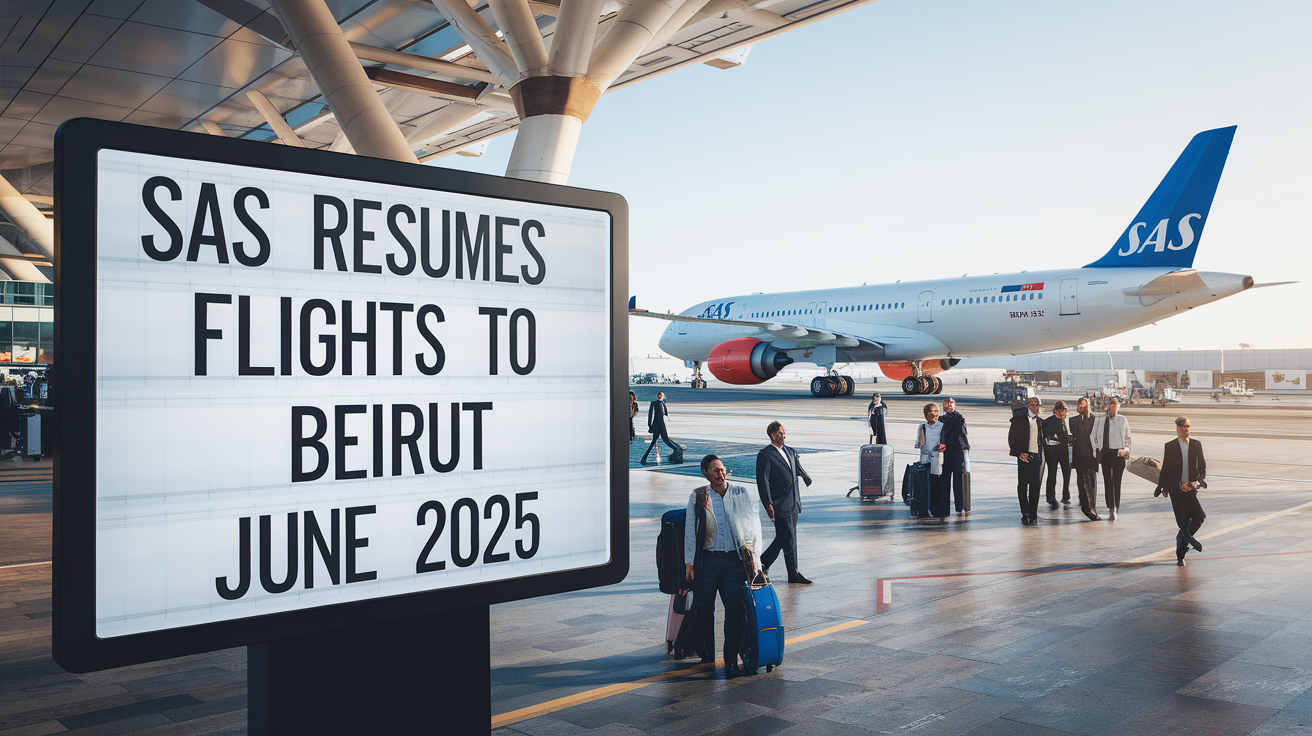 sas is delighted to announce the resumption of its services to beirut from june 2025. discover the new travel opportunities to the magnificent lebanese capital and enjoy an exceptional flying experience.