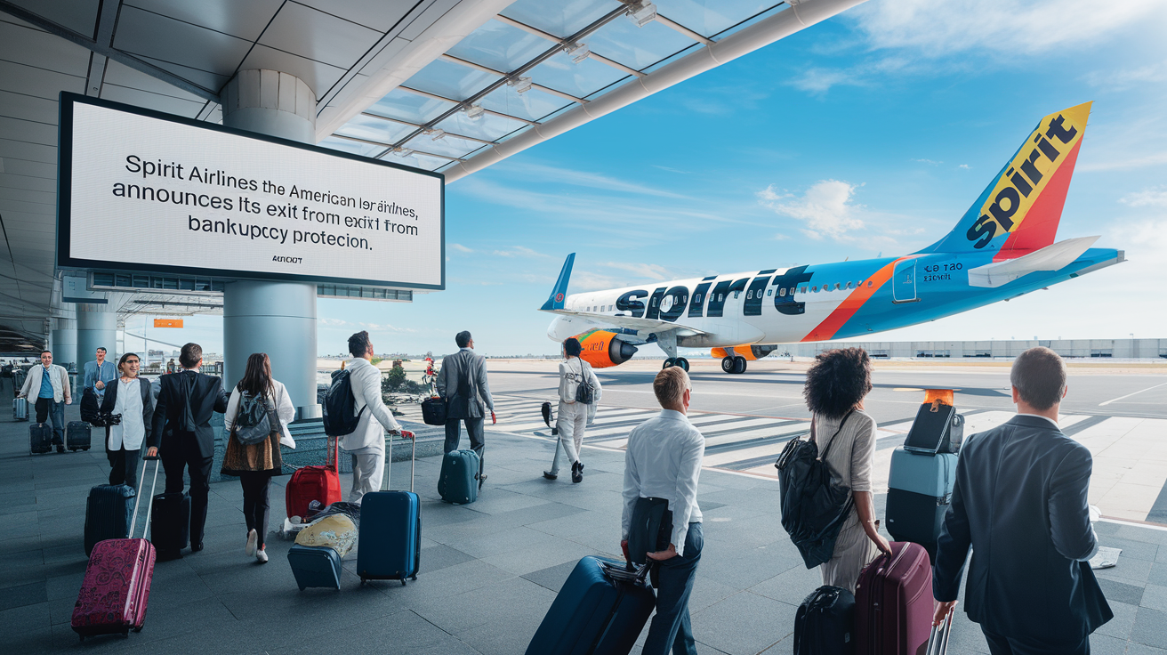 find out how spirit airlines, the american low-cost airline, made a major decision to emerge from bankruptcy protection. what implications does this have for its operations and future passengers?